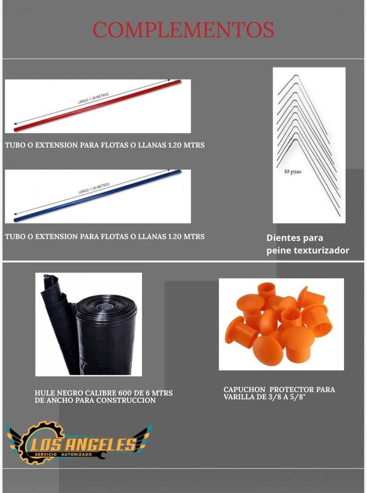 Equipo para Construcción y Allanadoras
