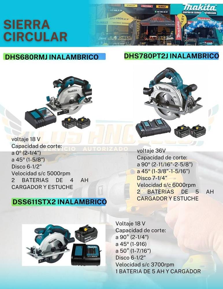 Sierras Circulares Makita